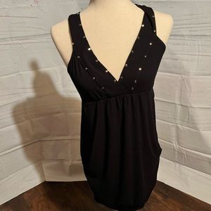 Black metro park dress y2k